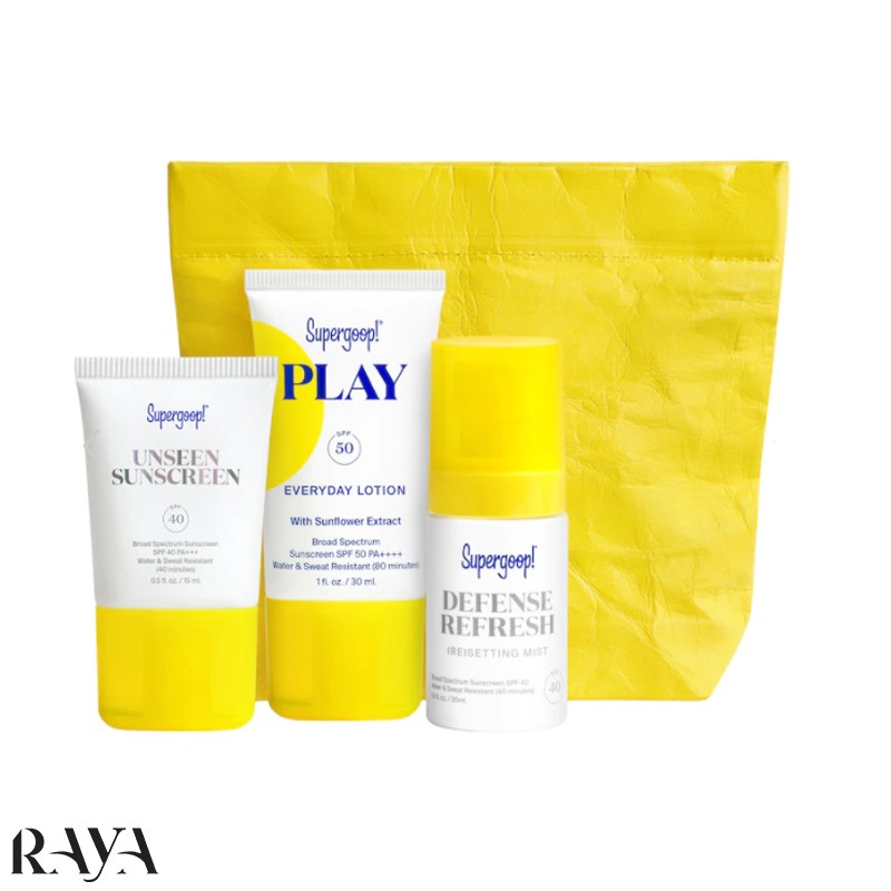 ضد آفتاب نامرئی سوپرگوپ با 30وSPF 40 حجم 10 و 15 میل Supergoop Unseen Sunscreen SPF 40